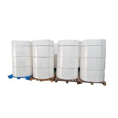 Valkoinen spunlace-kuitukangas Jumbo-rullakankaat